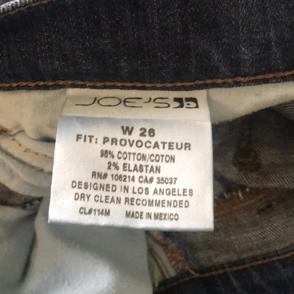 Joe’s provocateur jeans women’s blue size 26 Hannah wash guc - Picture 5 of 7